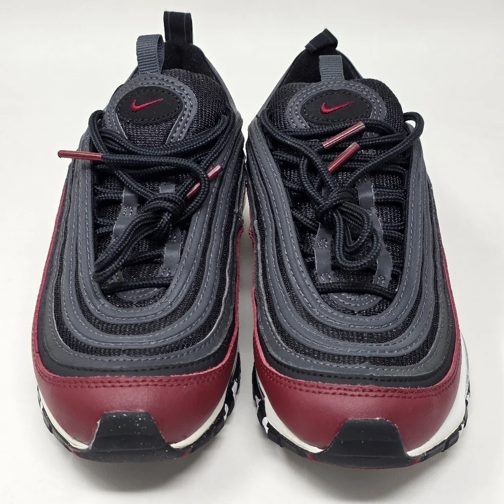 Nike Air Max 97 Team Red Antracite Black Shoes 921522-600 Size 4Y/Women's 5.5